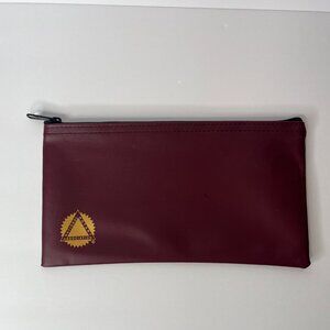 National Notary Association Zipper Supply Pouch - Burgundy NEW W/O TAGS